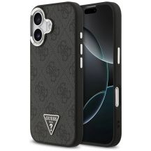 Guess 4G Triangle Logo MagSafe Hülle für iPhone 17 - Schwarz