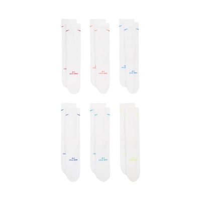 3. Nike Everyday Elevated Socken, 6 Paar, Weiß, HQ8021 906