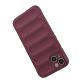 8. Magic Shield Case Hülle für iPhone 14 Plus elastische gepanzerte Hülle in Burgund