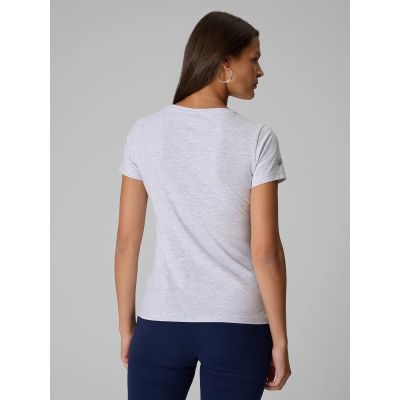 2. Schmal geschnittenes, einfarbiges Damen-T-Shirt 4F 4FRMM00TTSHF3619-27M