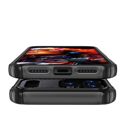 9. Hybrid Armor Case für iPhone 17 Pro Max - Schwarz