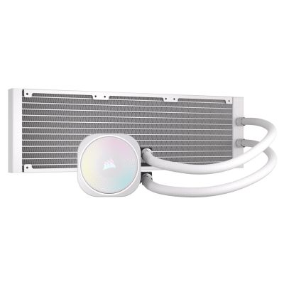 3. CORSAIR NAUTILUS 360 ARGB Weiß, 360-mm-Radiator, Flüssigkeits-CPU-Kühler