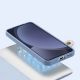 9. Dux Ducis Lawa Lederhülle für Samsung Galaxy S25+ mit abnehmbarer magnetischer Brieftasche – Blau