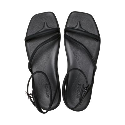 4. Crocs Miami Sandalen mit Knöchelriemen für Damen, Schwarz, 212256 001