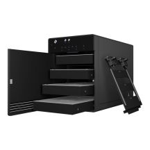 ICY BOX IB-3740-C31 HDD/SSD-Gehäuse Schwarz 2,5/3,5"