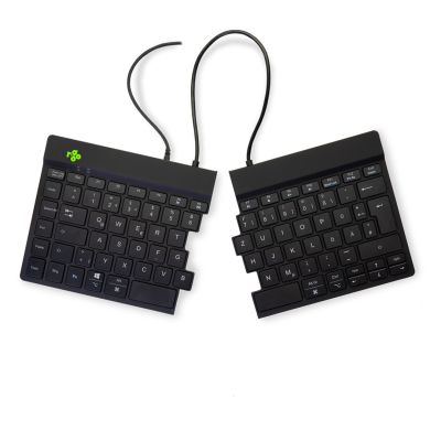 4. R-Go Tools Ergonomische R-Go Split Break v2 Tastatur mit Break-Software, QWERTZ_DE, kabelgebunden, Schwarz