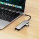 7. Tech-Protect HB01 HUB Adapter 5in1 USB-C + USB3.0 + HDMI 4K 60Hz + PD100W - grau