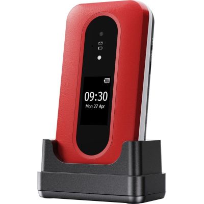 11. Doro Leva L30 7,11 cm (2,8") 142,7 g Rot, Weiß Funktionshandy