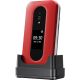 11. Doro Leva L30 7,11 cm (2,8") 142,7 g Rot, Weiß Funktionshandy