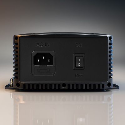 5. Intelligentes Qoltec Monolith-Ladegerät für LiFePO4-, AGM-, GEL- und SLA-Batterien | 10 A | 24 V