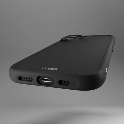 5. SBS Full Active D3O Hülle für iPhone 16 Plus – Schwarz