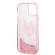 7. Karl Lagerfeld Glitter Choupette Head Hülle für iPhone 14 Plus – Rosa