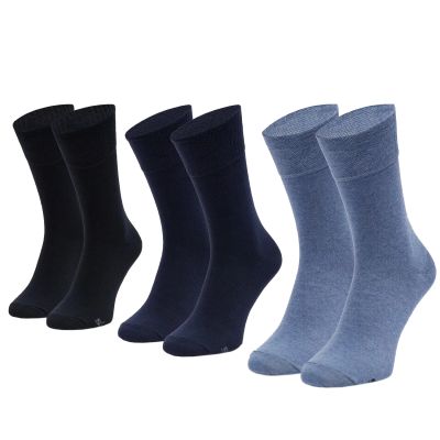 Skechers 3er-Pack Basic-Socken für Herren SK41007-5801 Marineblau 39-42