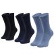 Skechers 3er-Pack Basic-Socken für Herren SK41007-5801 Marineblau 39-42