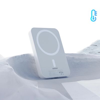9. Dudao K26 Powerbank 10000mAh 20W USB-A / USB-C / MagSafe - Weiß