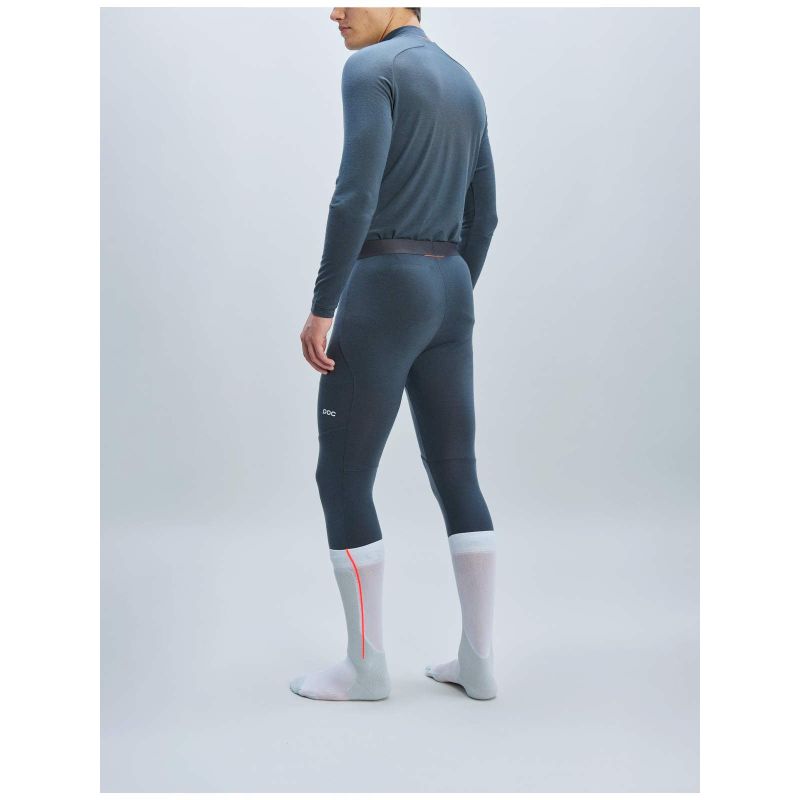 3. POC M's Layer Merino 3/4 Strumpfhose Grau