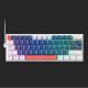5. Machenike K500-B61 Kabelgebundene mechanische Gaming-Tastatur mit Hintergrundbeleuchtung, braunen Schaltern – Blau und Weiß