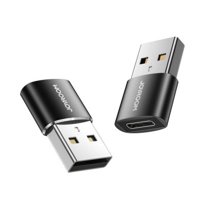 Joyroom Adapter von USB Typ C (weiblich) auf USB (männlich) 2 Stk. schwarz (S-H152 Black)