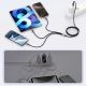 3. Tech-Protect UltraBoost DNA 3in1 USB-C / Micro-USB / Lightning Kabel 120 cm - grau