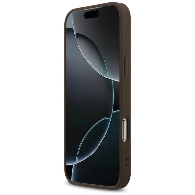 5. Guess 4G MagSafe-Hülle mit Printstreifen für iPhone 17 Pro Max – braun