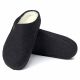 10. Birkenstock Anthrazit Wollfilz-Isolierpantoffeln für Damen/Herren schmal (1015084)