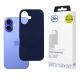 3mk Silikonhülle für iPhone 16 Plus - Marineblau