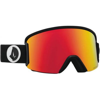 4. Volcom GARDEN GLOSS BLACK/RED CHROME Snowboardbrille (VG0122100)