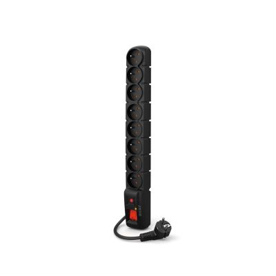 5. HSK DATA ACARS8PRO Steckdosenleiste (8 x UTE; 6500 A; 3 m; Farbe Schwarz)