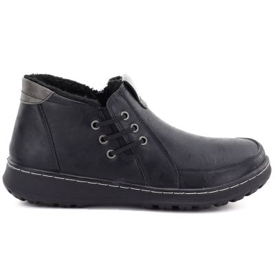 2. Bequeme schwarze Damen-Ankle-Boots Potocki 25-90349