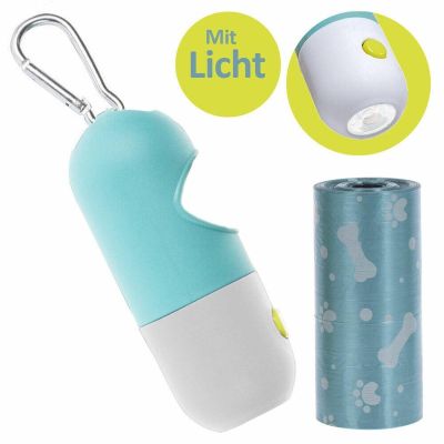 11. Hundekotbeutelbehälter mit Taschenlampe