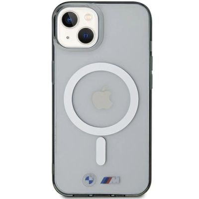 3. BMW Silver Ring MagSafe iPhone 15 Hülle - Transparent