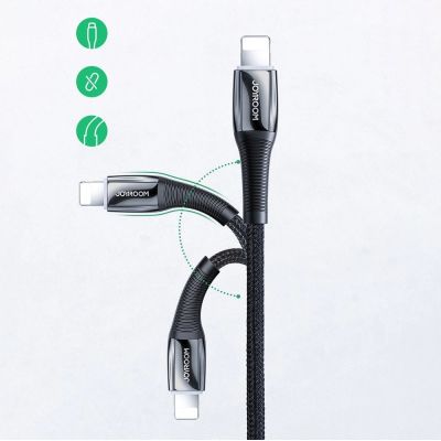 6. Joyroom S-1224K2 USB-C/ Lightning PD-Kabel 20 W 2,4 A 1,2 m – rot