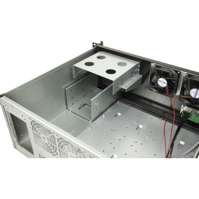5. Inter-Tech 48,3 cm IPC 4U-K-439L 4U Server, offenes Netzteil