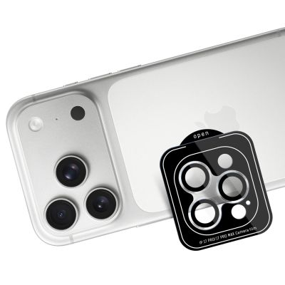 5. 3MK Lens Protection Pro Schwarzes gehärtetes Glas für iPhone 18 Pro / 18 Pro Max