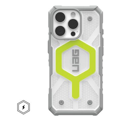 6. UAG Pathfinder Clear MagSafe Schutzhülle für iPhone 16 Pro (Active Neon)