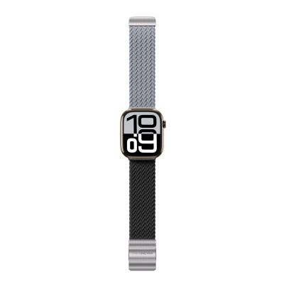 2. 2er-Set AmazingThing Blend Band für Apple Watch 45/46/49 mm - Grau-Schwarz/Grau
