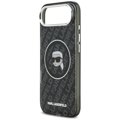 6. Karl Lagerfeld IML Karl Head Logo MagSafe Hülle für iPhone 17 Air - Schwarz