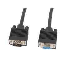 Lanberg CA-VGAC-10CC-0018-B+ Kabel (D-Sub (VGA) M - D-Sub (VGA) F; 1,8 m; schwarz)
