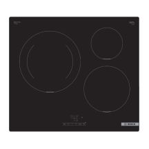 Bosch PUJ611BB5E 3-Flammen-Induktionskochfeld, Touchscreen, mit Uhr, schwarz