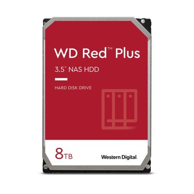 HDD WD Red Plus WD80EFPX (8 TB; 3,5"; 256 MB; 5640 U/min)