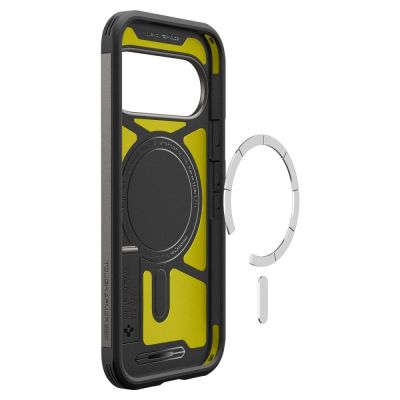 6. Spigen Tough Armor Mag MagSafe Hülle für Google Pixel 11 Pro XL – Dunkelgrau