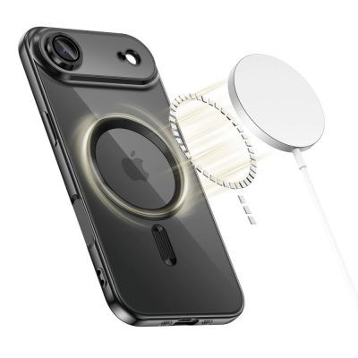 2. Tech-Protect MagFlex MagSafe Case für iPhone 17 Air – Klares Schwarz