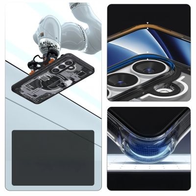 20. Spigen Ultra Hybrid Mag MagSafe Hülle für Samsung Galaxy S26 Zero One – Transparent Schwarz