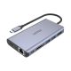 UNITEK HUB USB-C 2x USB 3.1, HDMI, DP, RJ45, SD