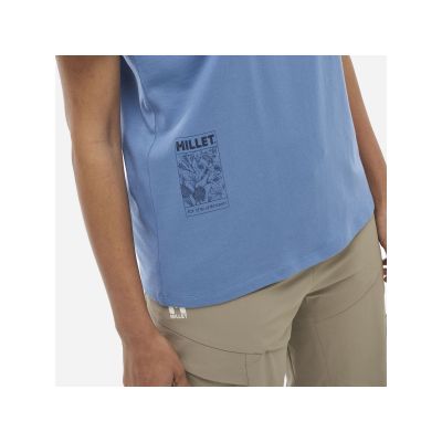 5. MILLET Chamonix Flower Ts Ss W Damen T-Shirt Blau