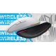 7. HATOR Pulsar 3 Kabellose Gaming-Maus, beidhändig bedienbar, Funkfernbedienung + Bluetooth + USB Typ-C, optisch, 12000 DPI