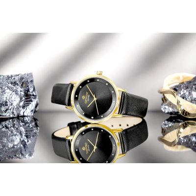 7. Giewont Damenuhr GW4130-A4, Saphirgold, Schwarz