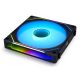 4. Lian Li UNI FAN SL-INF 120 ARGB Reverse Blade PWM Lüfter, 3er-Pack mit Controller - 120 mm
