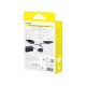 6. Baseus Bright Mirror Series USB-C Einziehbares Kabel - 2 x USB-C 100W 1m - Schwarz