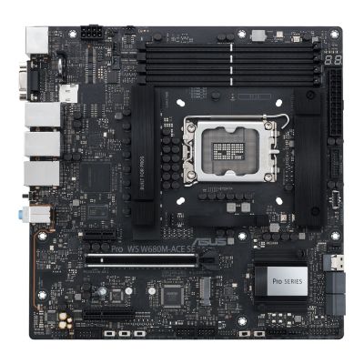 6. ASUS PRO WS W680M-ACE SE Intel W680 LGA 1700 Micro-ATX